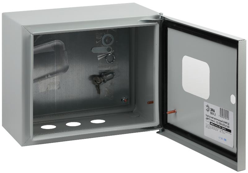 Щит с монтажной панелью металлический ЩМПг (окно)-02 IP54 (250х300х175) SIMPLE | Б0041661 | ЭРА — миниатюра 3