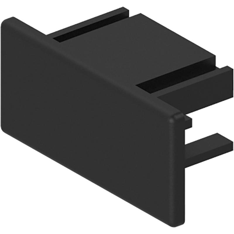 Заглушка пластиковая для шинопровода, черный, LD1013 для CAB1005 | 41988 | FERON — Feron