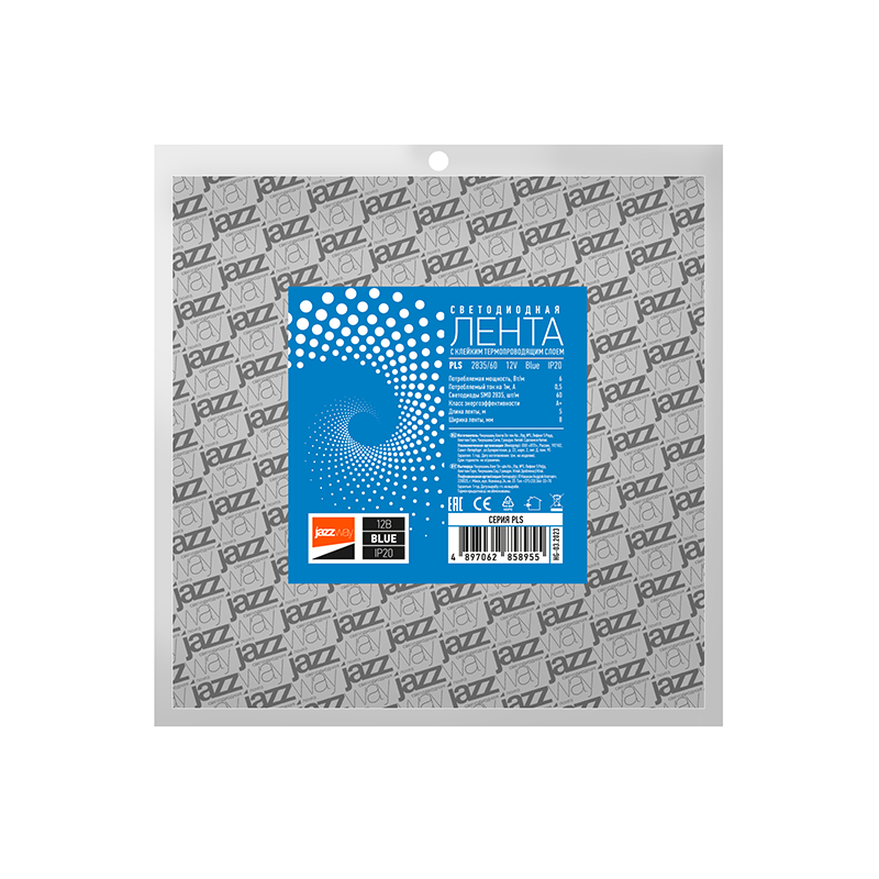 Лента светодиодная LED PLS 2835/60 6Вт 12В синий IP20 5м | 2858955 | Jazzway — миниатюра 4