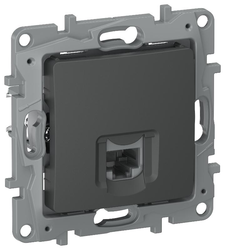 IEKETIKA Роз. комп. RJ45 кат.6 UTP 6712531 графит | 6712531 | IEK — IEK (ИЭК)