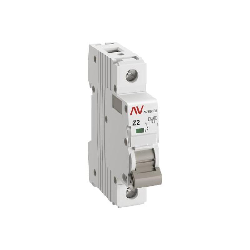 Выключатель автоматический AV-10 1P 2A (Z) 10kA AVERES | mcb10-1-02Z-av | EKF — миниатюра 2