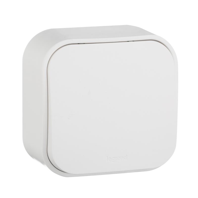 Quteo Белый Кнопка 1-клавишная 6А | 782205 | Legrand — Legrand