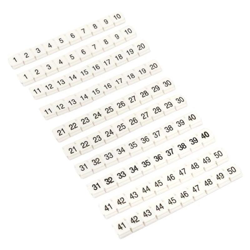 Маркеры для JXB-ST 2,5 NLPE с нумерацией 1-50 (100 шт.) | zb-st-2.5-nlpe-1-50 | EKF — EKF