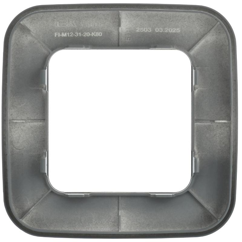 FLITE Artistic Рамка 1-ая РУ-1-А-ФлМА мокрый асфальт | FI-M12-31-20-K80 | IEK — миниатюра 3