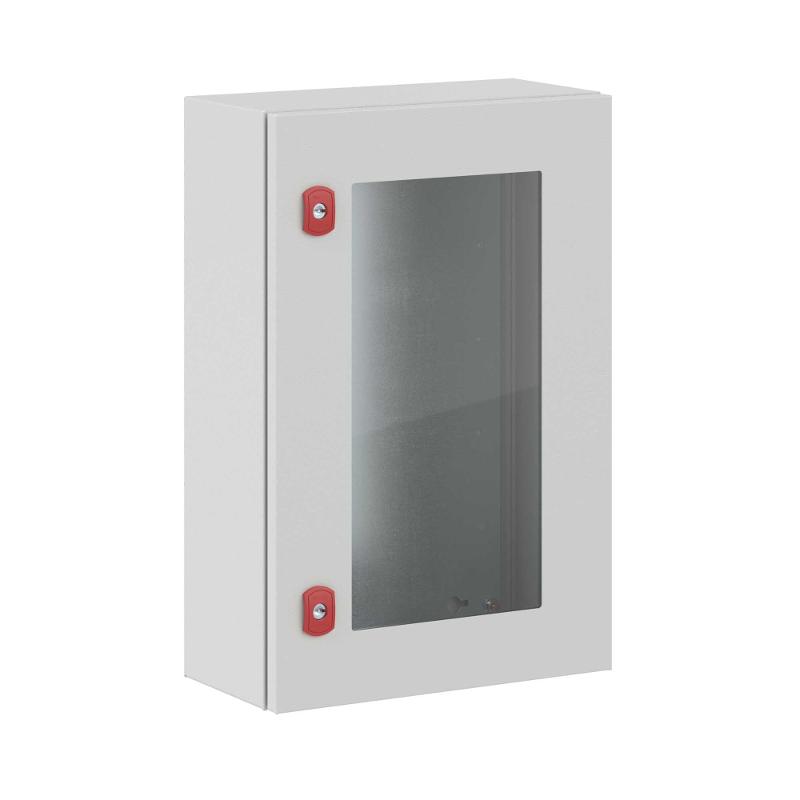 Корпус сварной навесной ST с прозрачной дверью и М/П ВхШхГ  600 x 400 x 200 | R5STX0642 | DKC — миниатюра 1