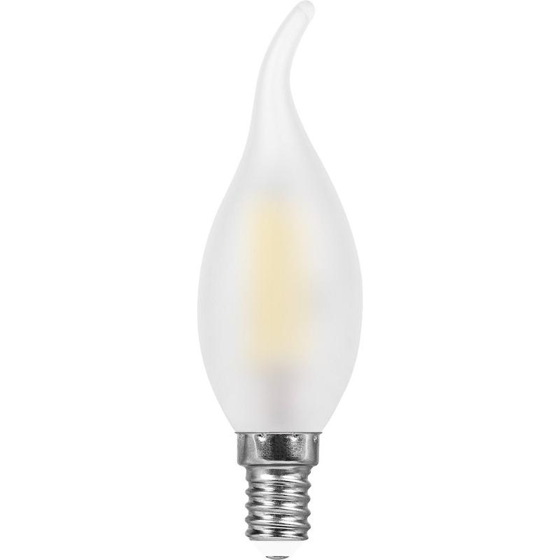 Лампа светодиодная LB-74 (9W) 230V E14 4000K филамент С35Т матовая | 25961 | FERON — миниатюра 2