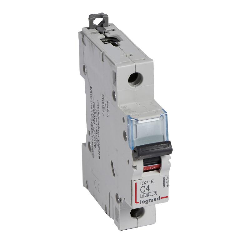 Выключатель автоматический  однополюсный DX3-E 6000 4А C 6кА | 407259 | Legrand — Legrand