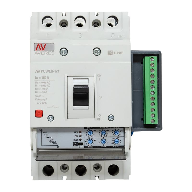 Выключатель автоматический AV POWER-1/3 160А 100kA ETU2.2 AVERES | mccb-13-160H-2.2-av | EKF — миниатюра 5