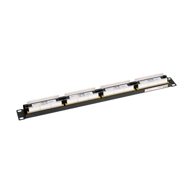 Панель коммутационная 19" PRO, 1U, 24 порта, UTP, RJ-45, CAT 6 REXANT | 02-0234 | REXANT — REXANT
