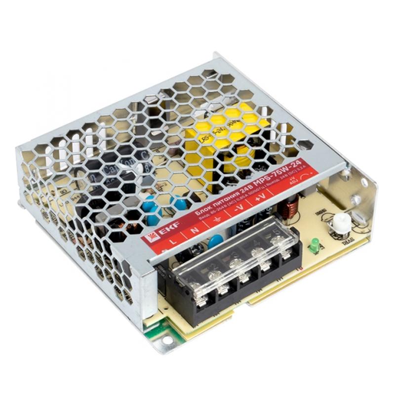 Блок питания 24В MPS-75W-24 EKF Proxima |  mps-75w-24 |  EKF — EKF