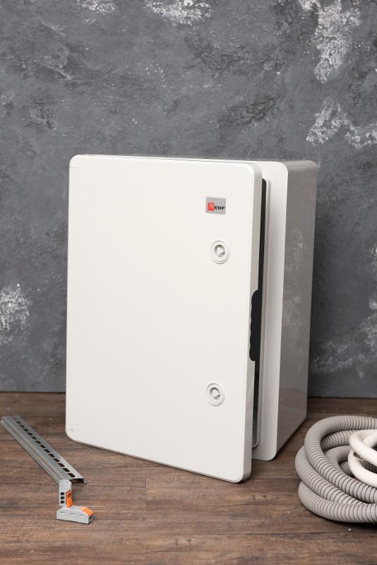 Бокс пластиковый с монтажной платой (ВхШхГ) 400х300х220мм IP65 PROxima | PB65MP004 | EKF — миниатюра 10