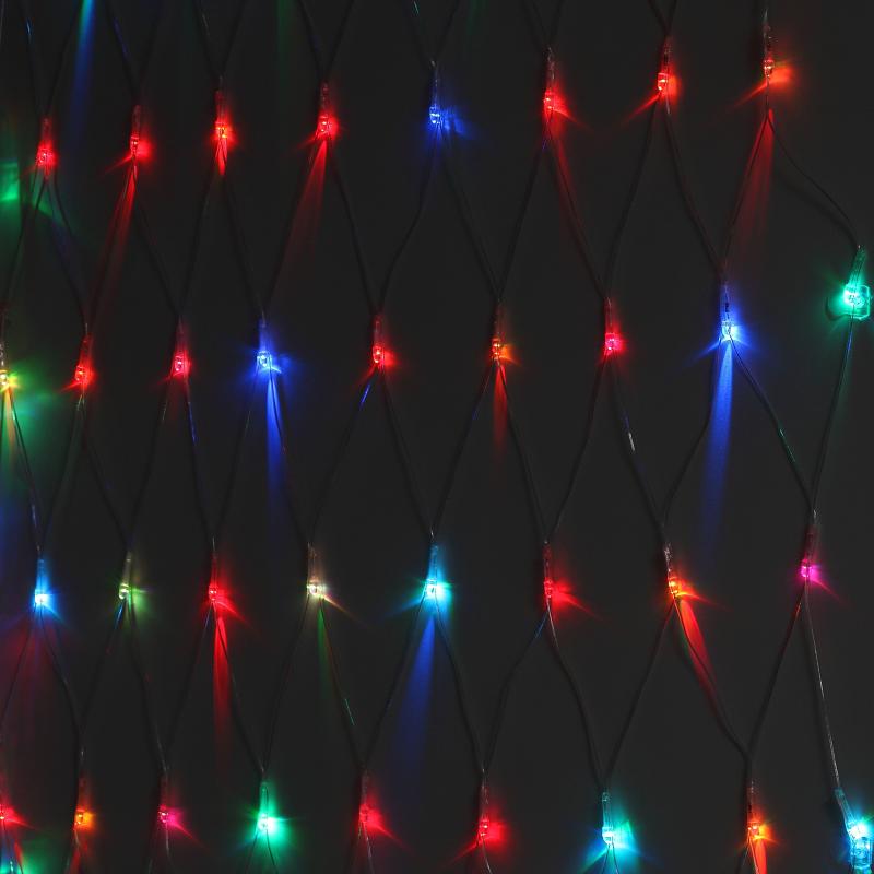 Гирлянда светодиодная  Сеть 1,8 м*1,5 м RGB 8 режимов,  ENIS-01R ,  220V, IP20 (60/720) | Б0041902 | ЭРА — миниатюра 4