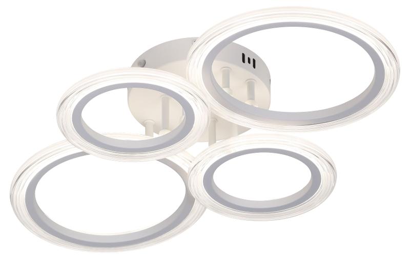 Светильник потолочный светодиодный  Модерн Ring CLL-1-59-RC WH с ДУ 59W 3000-6500К белый | Б0069748 | ЭРА — миниатюра 3