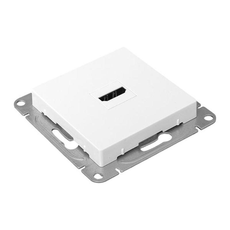 Механизм розетки HDMI, белый Эпика EKF | UP1-SOW-HDMI | EKF — миниатюра 9