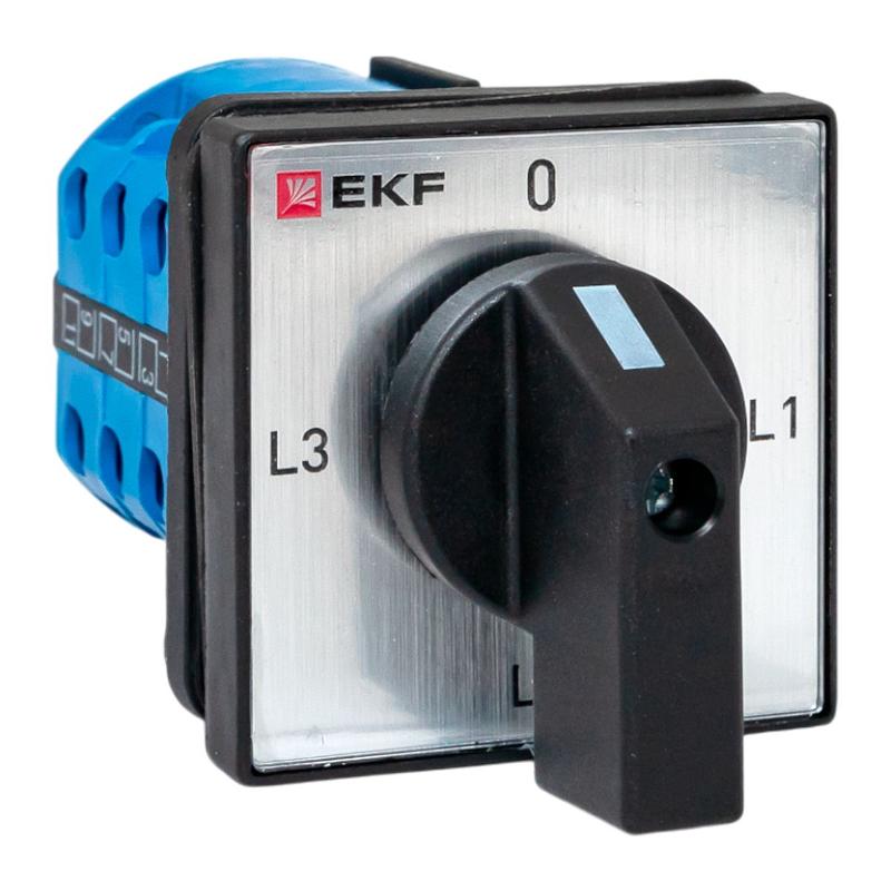Переключатель кулачковый ПК-1-94 10А 4P для амперметра IP65 | pk-1-94-10-65 | EKF — EKF