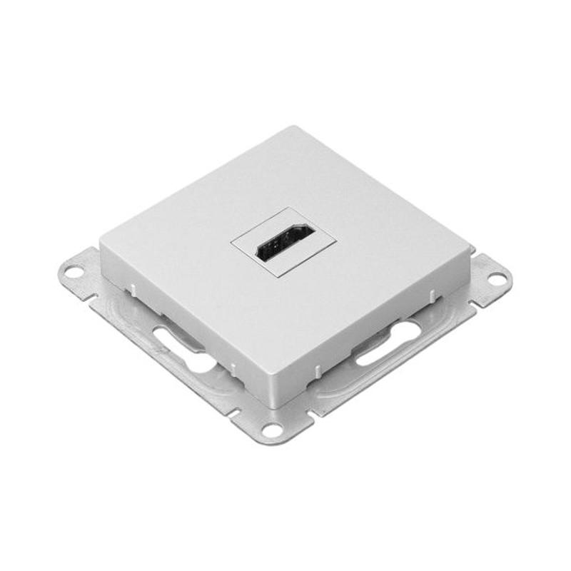 Механизм розетки HDMI, алюминий Эпика EKF | UP1-SOA-HDMI | EKF — миниатюра 9