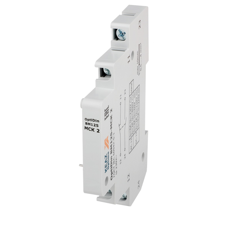 Модуль свободных контактов OptiDin BM125-MCK 2 | 329843 | КЭАЗ — КЭАЗ (Курский электроаппаратный завод)