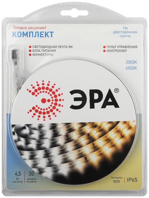 Комплект светодиодной ленты с регулируемой цветовой температурой 5025kit 4.5-30-12-3000K/6500K-IP65 | Б0053981 | ЭРА — миниатюра 3