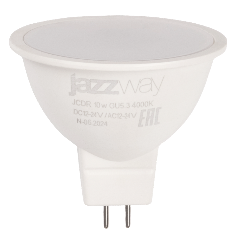 Лампа светодиодная низковольная  PLED- SP JCDR 10w 4000K GU5.3  12-24V  | .5049710 | Jazzway — фото 1 | Sento