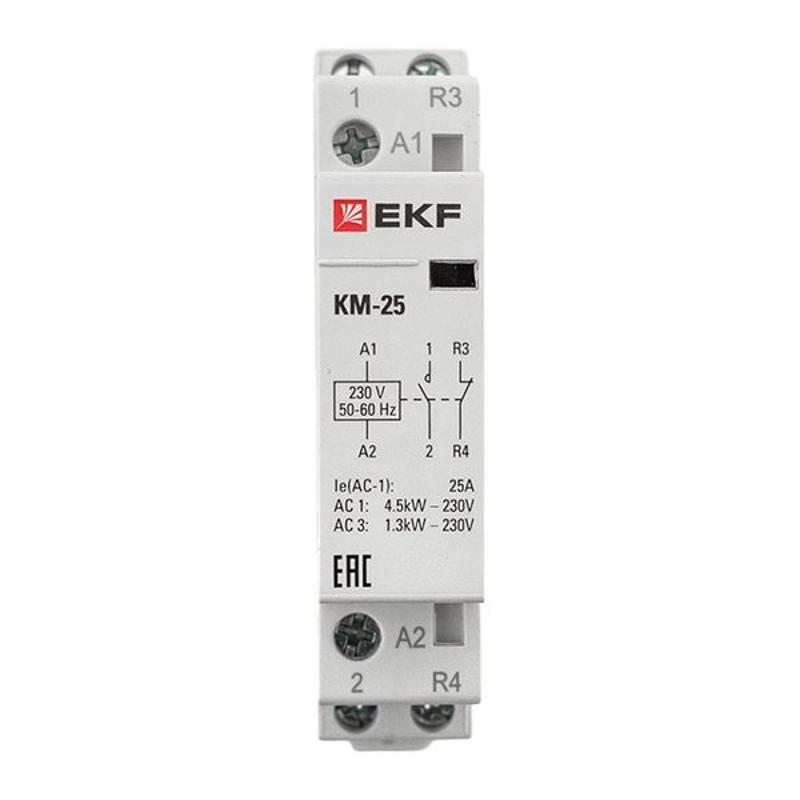 Контактор модульный КМ 25А NО+NC (1 мод.) EKF PROxima | km-1-25-11 | EKF — миниатюра 7