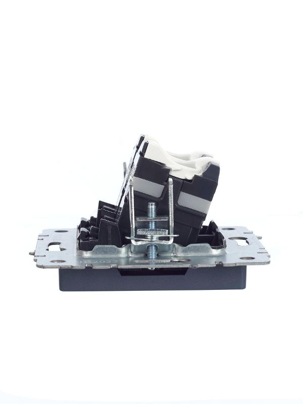 BRITE Розетка компьютерная 2-ая RJ45 кат.5E РК10-2-БрМ маренго  | BR-K20-1-K35 | IEK — миниатюра 11
