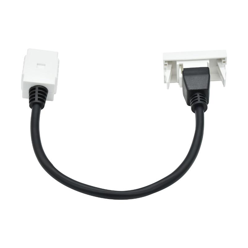 PRIMER РКМ-10-00-П Розетка HDMI M/M (1 модуль) белая | PR-KK40D-RH-0-1-K01 | IEK — миниатюра 5