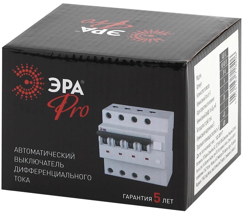 Выключатель автоматический дифференциального тока NO-902-00 АВДТ 63 3P+N C16 100мА тип A (30 Pro | Б0031850 Pro | ЭРА — миниатюра 2