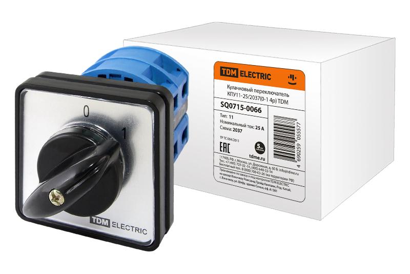 Кулачковый переключатель КПУ11-25/2037 (0-1 4р) | SQ0715-0066 | TDM — TDM ELECTRIC
