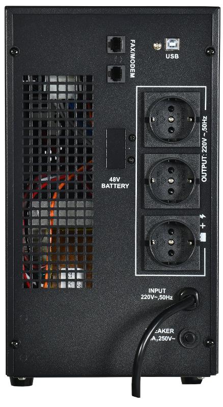 ITK ELECTRA LT ИБП 2кВА/1,6кВт с АКБ 4х7AH USB Schuko | ELT-2000VA-1-004-S | ITK — миниатюра 4