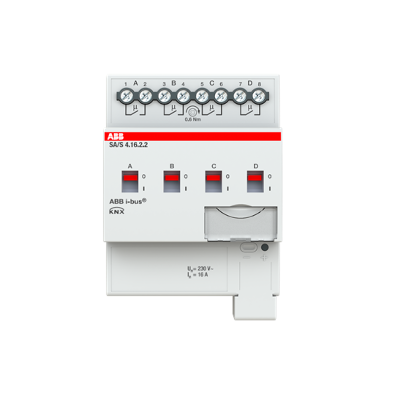 Релейный активатор SA/S4.16.2.2, 4-канальный, 16А, MDRC | 2CDG110262R0011 | ABB — ABB