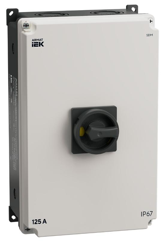 ARMAT Выключатель-разъединитель SDM 3P 125А в пластиковом боксе IP67 IEK  AR-SDM-21-125 — фото 1 | Sento