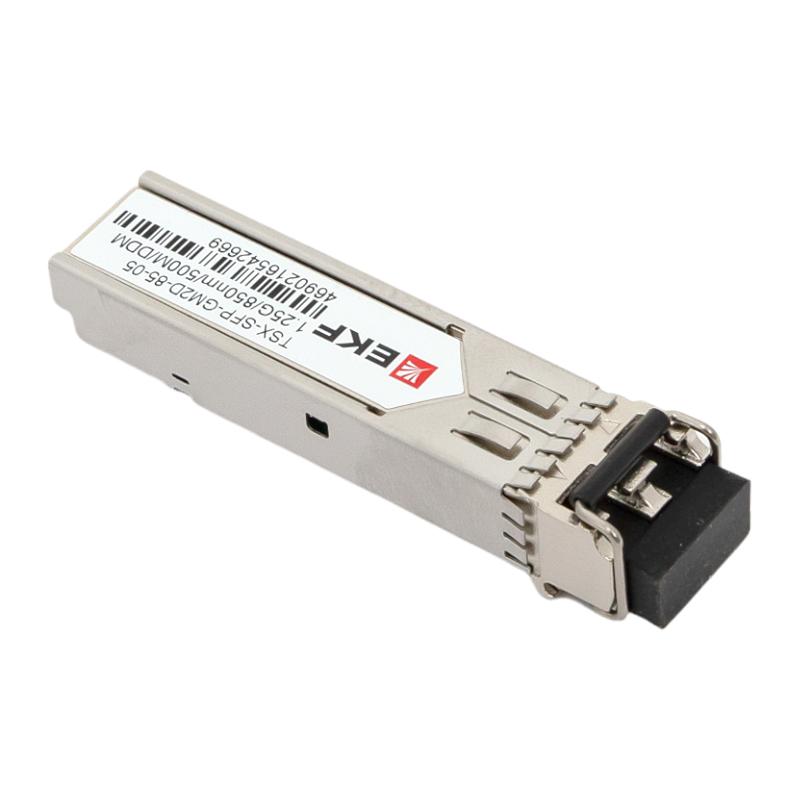 SFP модуль 1,25 Гбит двойное многомодовое оптоволокно 850нм дальность 500м TSX |TSX-SFP-GM2D-85-05|EKF — миниатюра 5