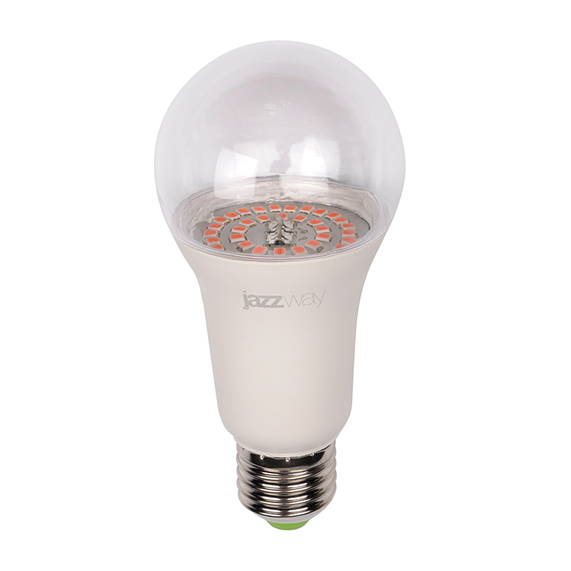 Лампа светодиодная PPG A60 Agro 15w CLEAR E27 IP20  (для растений) | .5049444 | Jazzway — миниатюра 2