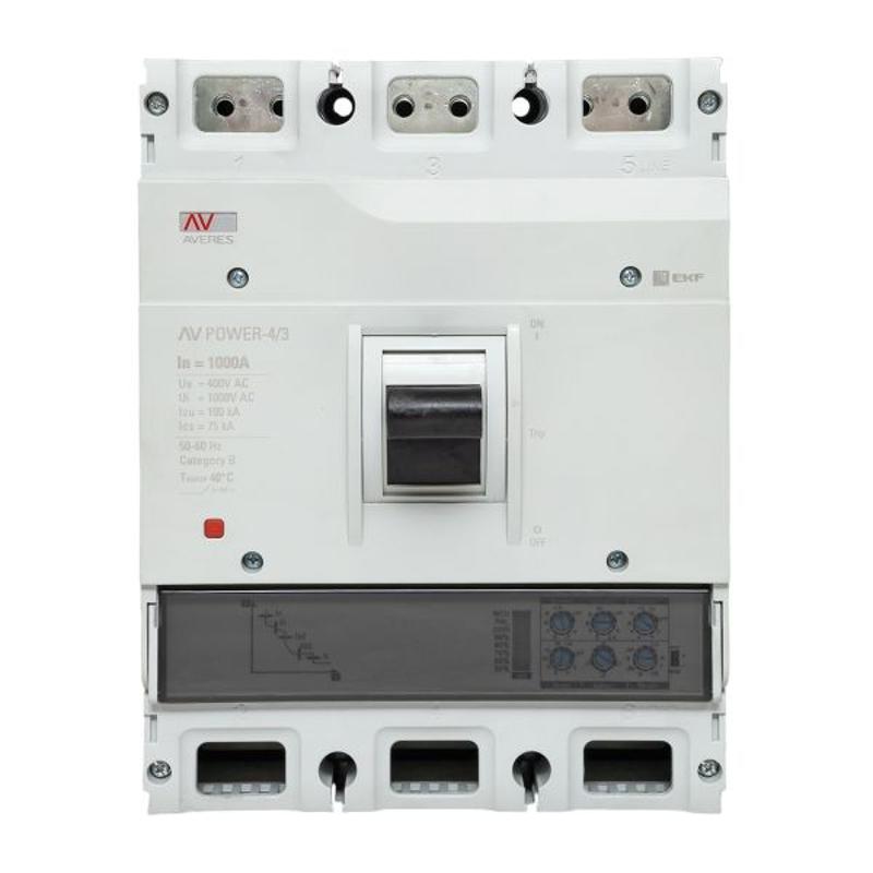 Выключатель автоматический AV POWER-4/3 1000А 100kA ETU2.0 AVERES | mccb-43-1000H-2.0-av | EKF — миниатюра 18