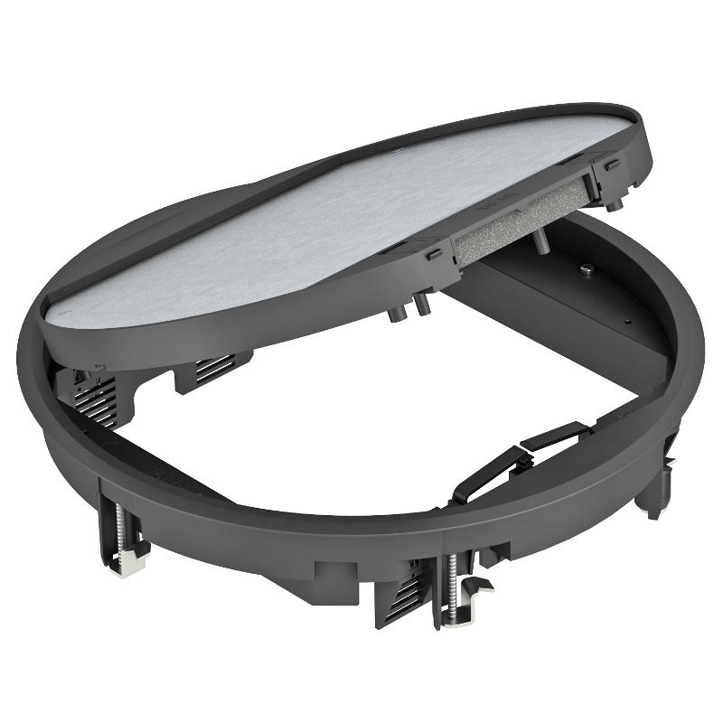 Лючок GESR9-2U (универсальный) 12xModul45 (полиамид,черный) (GESR9-2U12T 9011) | 7405466 | OBO Bettermann — OBO Bettermann