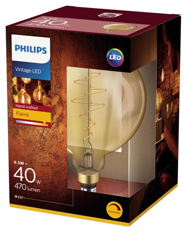 Лампа светодиодная LED classic-giant 40W E27 G200 G D | 929001873401 | PHILIPS — миниатюра 2