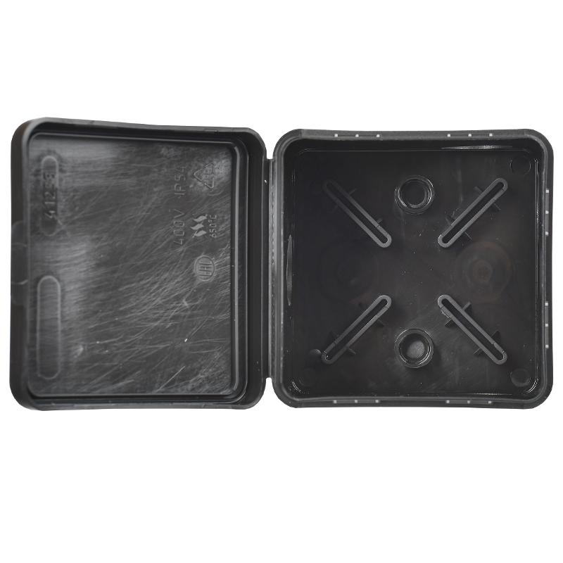 Коробка расп. КМ41238 80х80х50мм о/к IP54 7 вв. черная  | UKO31-080-080-050-K02-54 | IEK — миниатюра 4