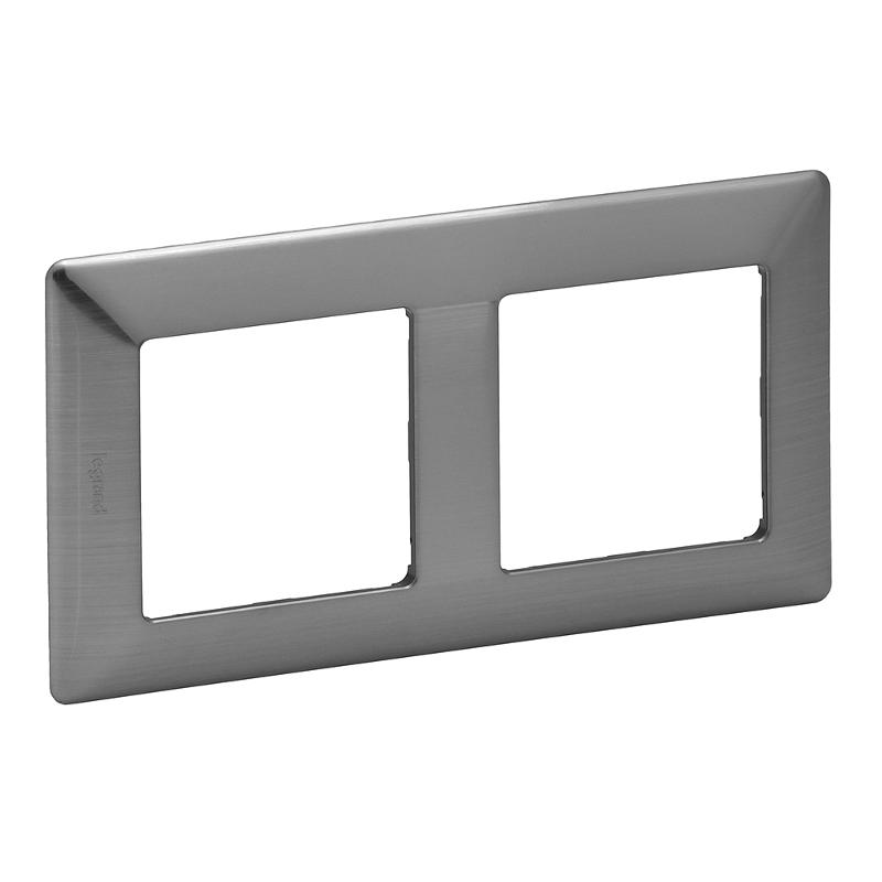 Valena LIFE Сталь Рамка 2-ая | 754152 | Legrand — Legrand