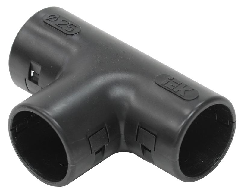 Тройник открывающийся TI25G  черный | CTA10D-TIG25-K02-025 | IEK — IEK (ИЭК)