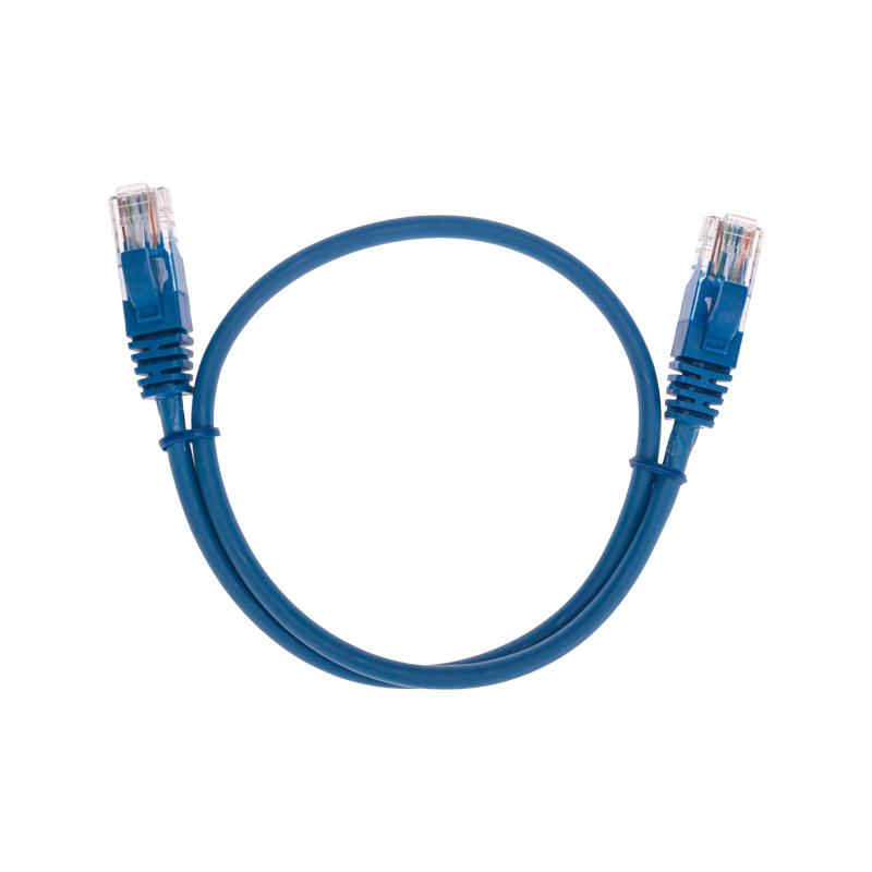 Патч-корд U/UTP, CAT 5e, RJ45-RJ45, 26AWG, LSZH, синий, 0,5м REXANT | 02-0104-05 | REXANT — REXANT