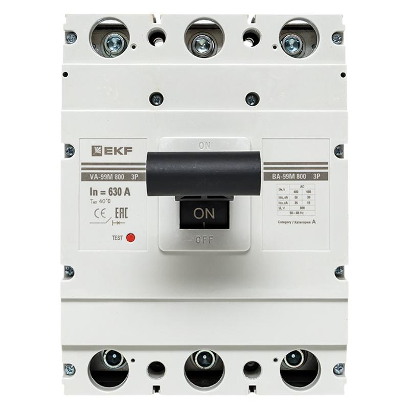 Выключатель автоматический ВА-99М 800/630А 3P 35кА PROxima | mccb99-800-630m | EKF — миниатюра 7