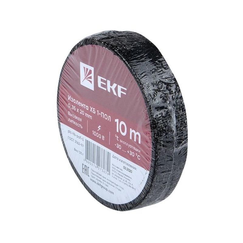 Изолента ХБ 1-ПОЛ 20мм/10м (125г) PROxima | plc-hb-pol1-5 | EKF — миниатюра 6