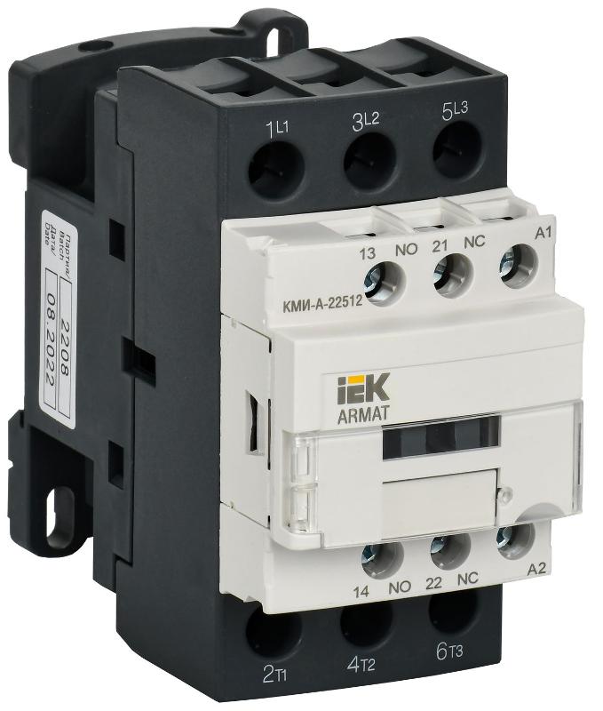 ARMAT Контактор КМИ-А-22512 LC1D 25А 230В/АС3 1НО/1НЗ  | AR-ACC-21-025-230-11 | IEK — IEK (ИЭК)