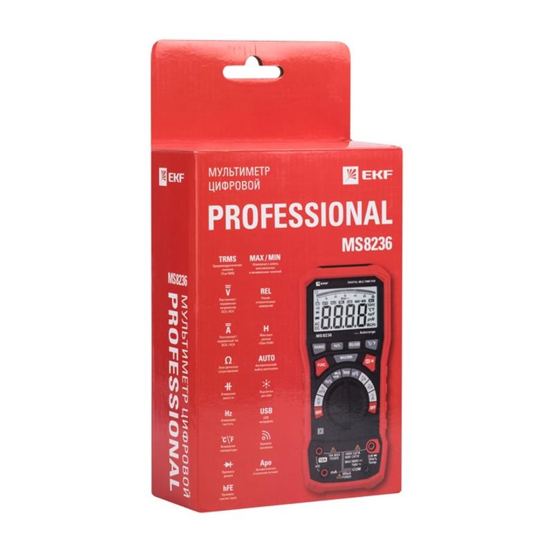 Мультиметр цифровой MS8236 EKF Professional|In-180701-pm8236|EKF — миниатюра 2