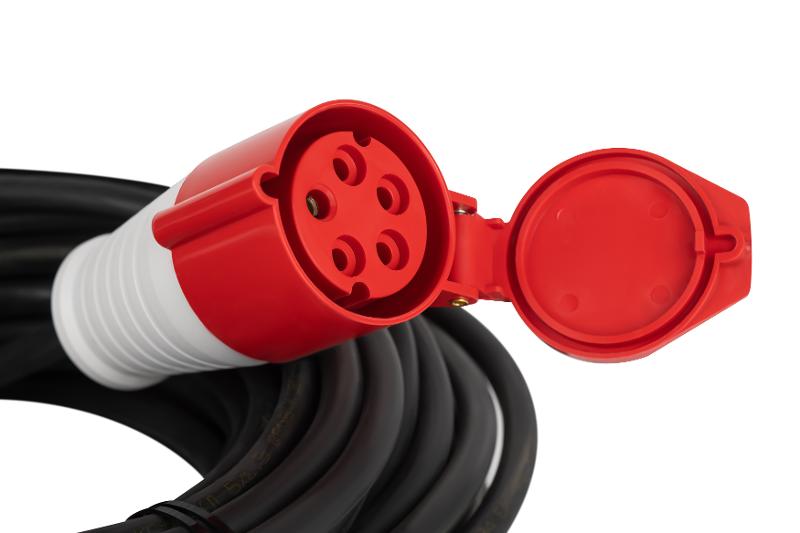 Удлинитель силовой IND380-U-1e-5x2,5-30m-IP44 на 380В в бухте 1 розетка CEE 5P 30м КГ 5х2,5 32A IP44 | Б0057295 | ЭРА — миниатюра 3