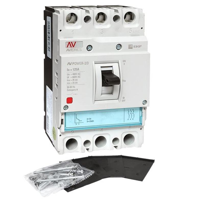 Выключатель автоматический AV POWER-2/3 125А 35kA TR | mccb-23-125-TR-av | EKF — миниатюра 17