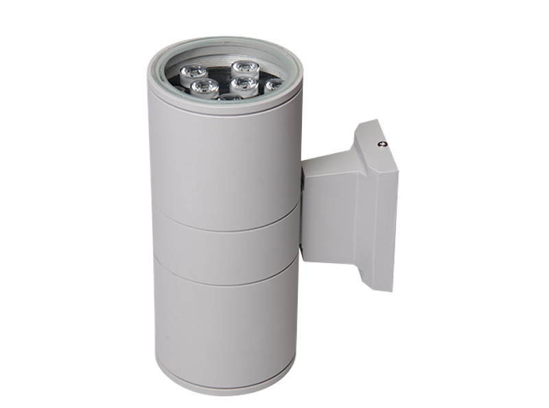 Светильник светодиодный архитектурный ДБУ PWL-245110/24D 2x9Вт 6500К IP65 фасадный серый | 2857941 | Jazzway — Jazzway