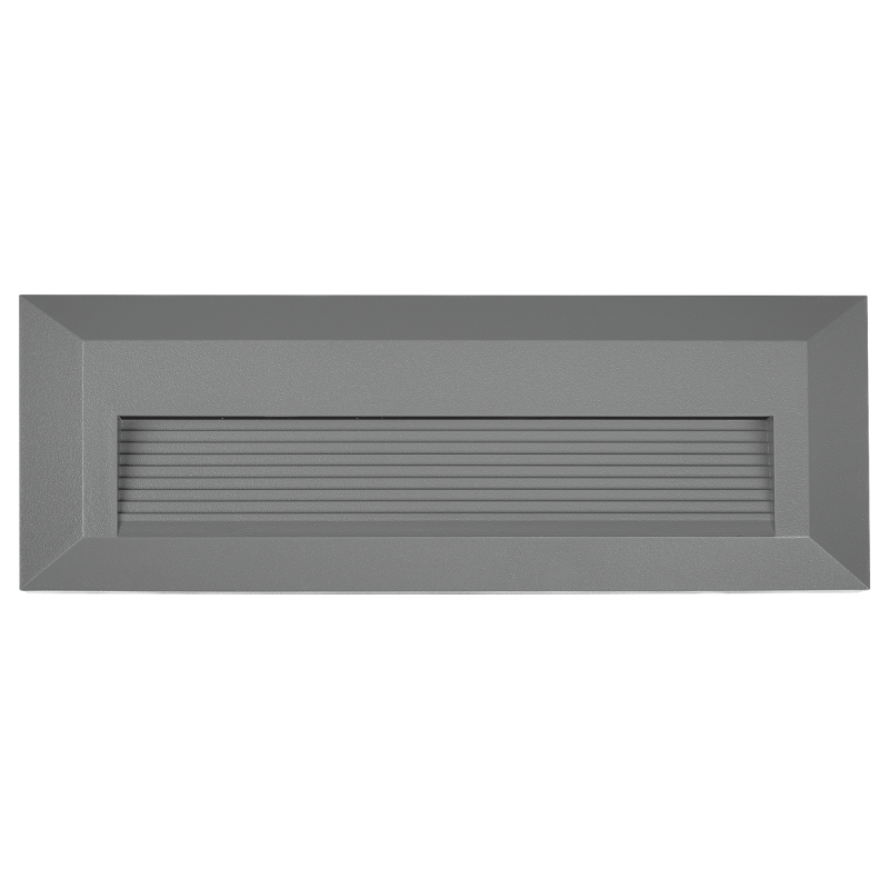 Светильник светодиодный архитектурный ДВУ PST/W S230080 3w 4000K GREY IP65 фасадный | 5005594 | Jazzway — Jazzway