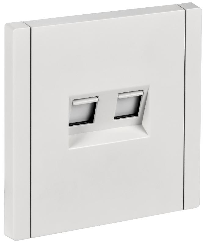 FORTE&PIANO Розетка комп. 2-ая RJ45 кат.5E FP233 белый | FP-K20-1-K01 | IEK — IEK (ИЭК)
