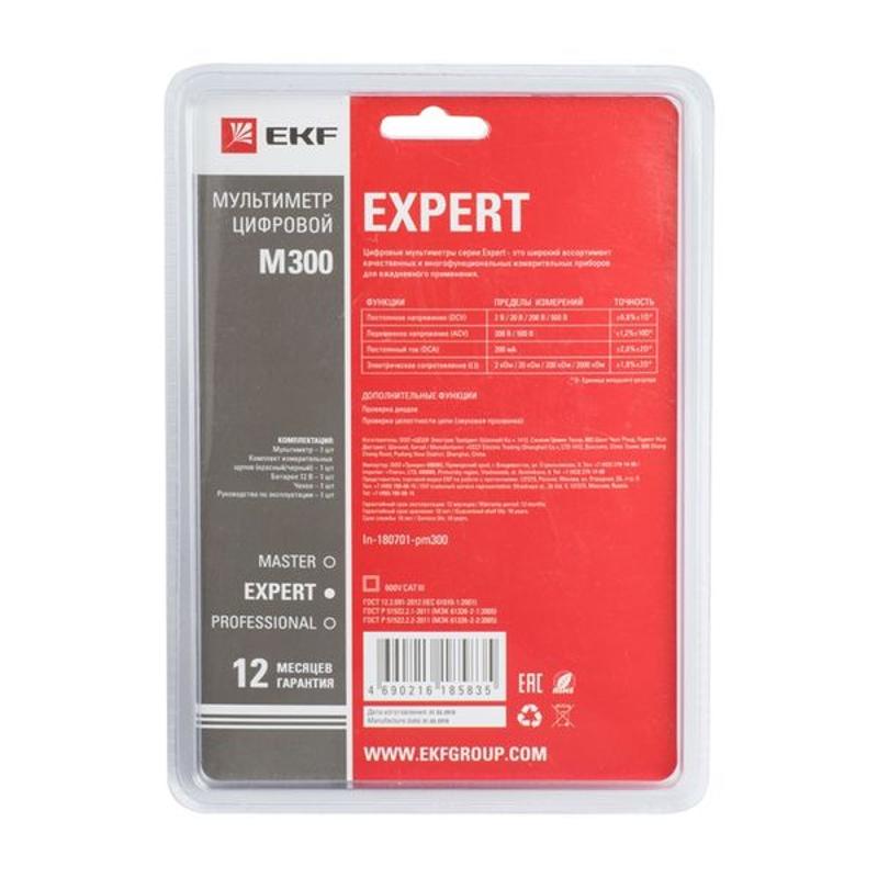 Мультиметр цифровой M300 EKF Expert|In-180701-pm300|EKF — миниатюра 9